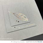 Karten-Kunst Hot Foil Plate kk-HF025 - Mini Worte für alle Gelegenheiten