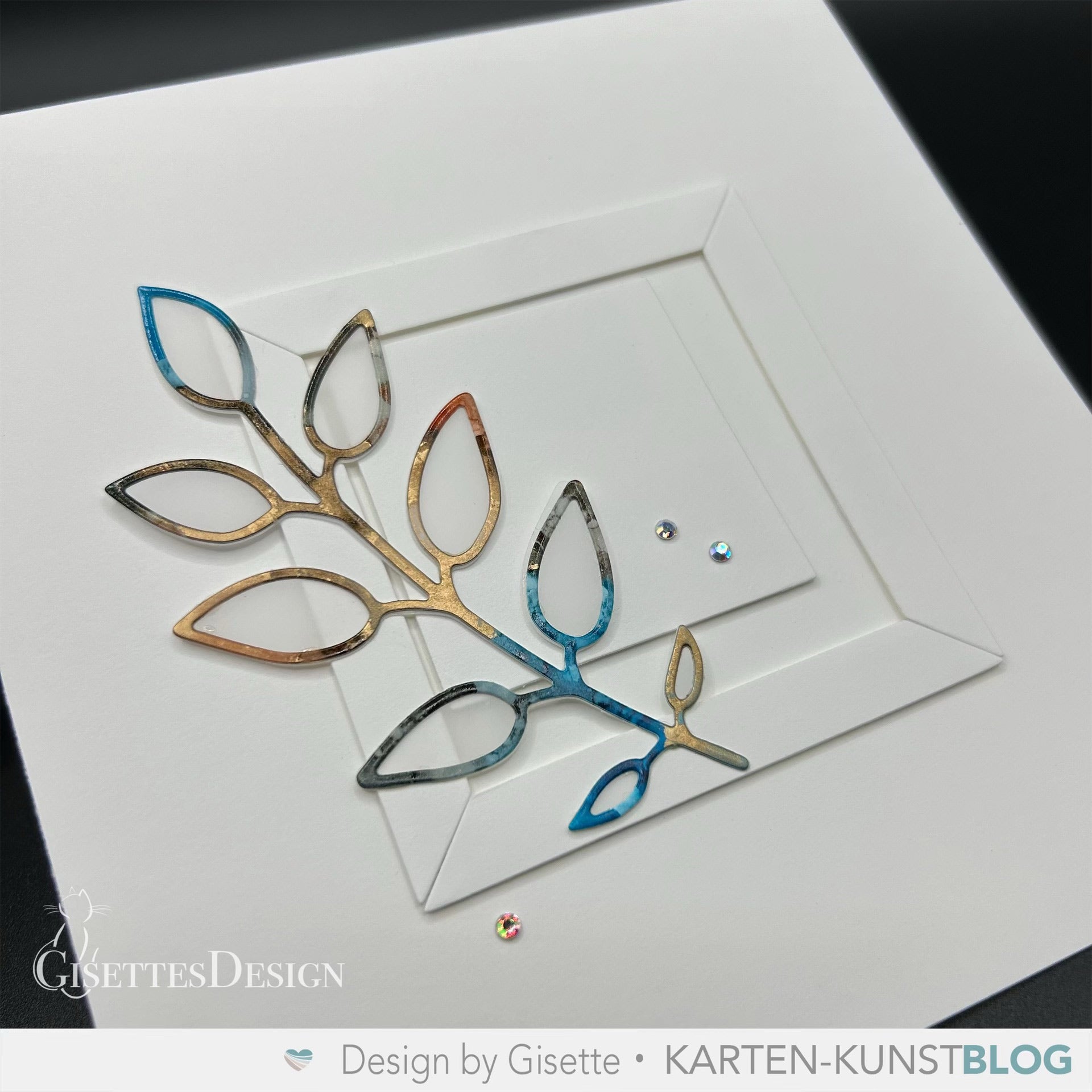 Karten-Kunst Stanzschablone kk-D209 - Card Designer Squares