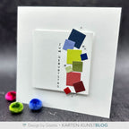 Karten-Kunst Stanzschablone kk-D210 - Squares