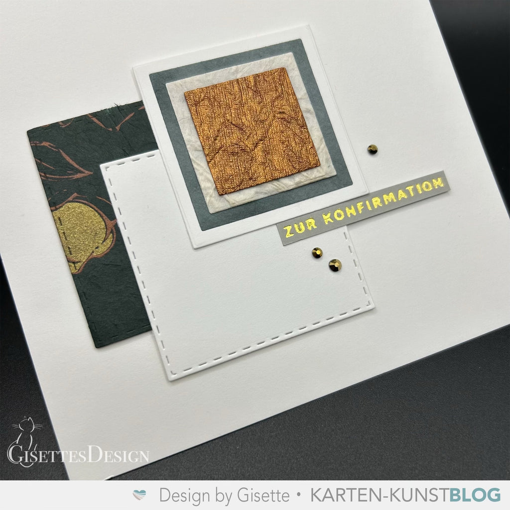 Karten-Kunst Hot Foil Plate kk-HF031 - Mini Worte zu Anlässen