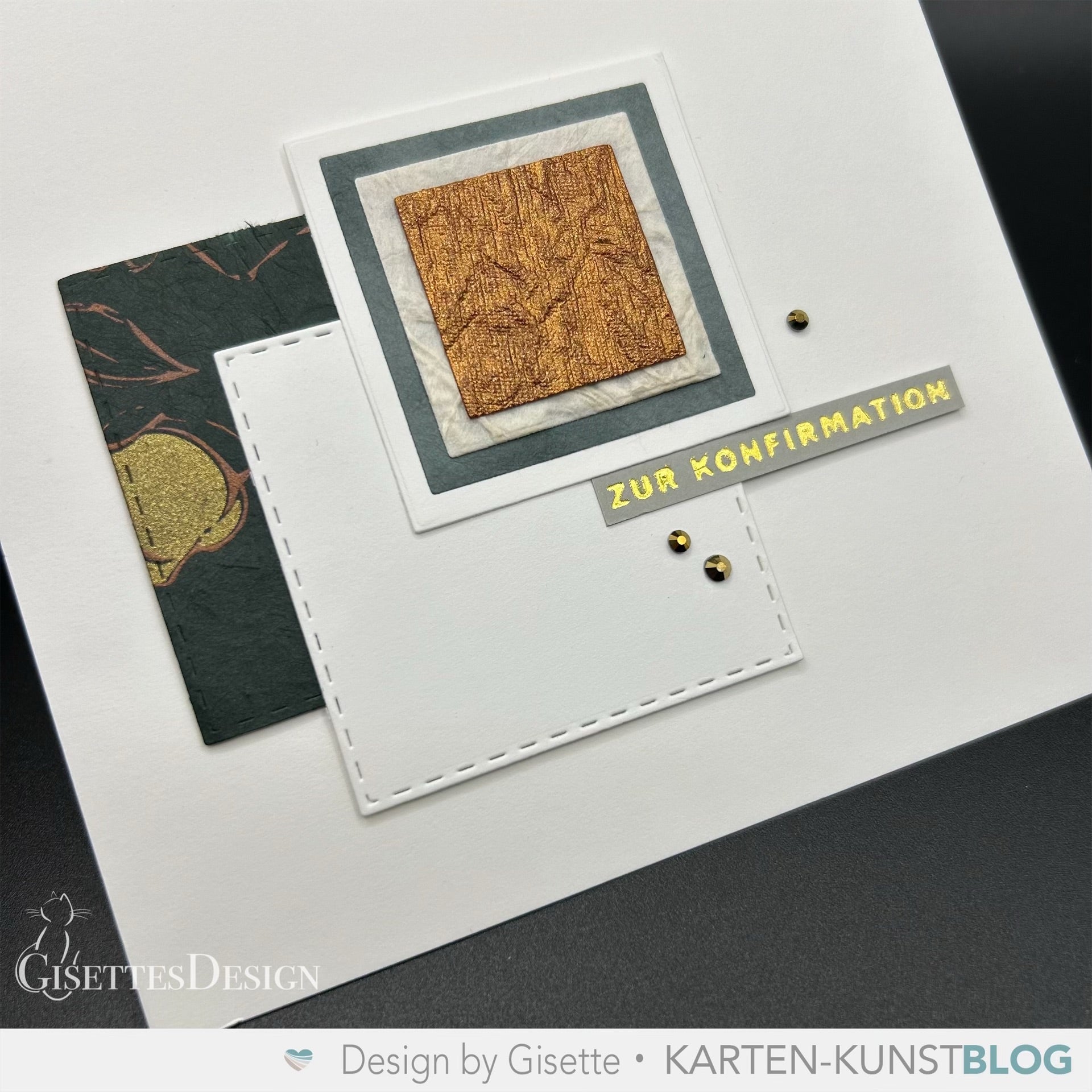 Karten-Kunst Hot Foil Plate kk-HF031 - Mini Worte zu Anlässen