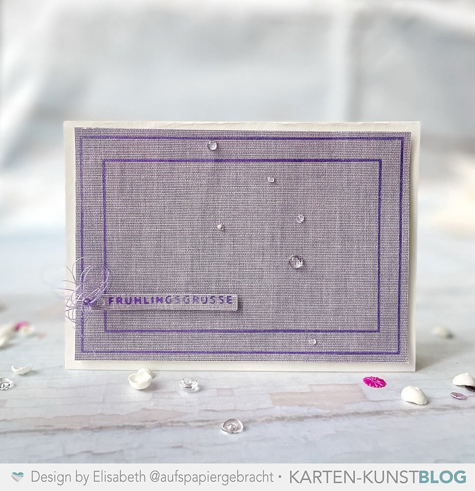 Karten-Kunst Hot Foil Plate kk-HF027 - Rectangle Borders A6