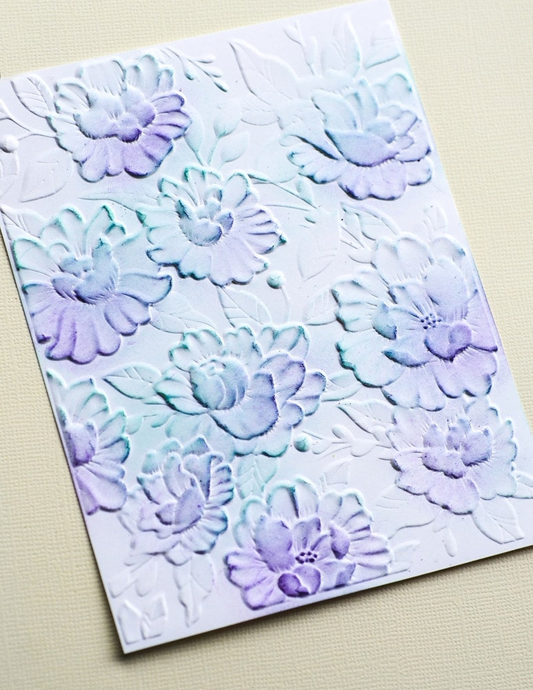 Memory Box 3D Prägeschablone - Blooming 3D Embossing Folder