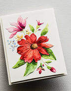 Memory Box 3D Prägeschablone & Stanze - EF1026 Gracious Floral 3D Embossing Folder + passende Stanzschablone