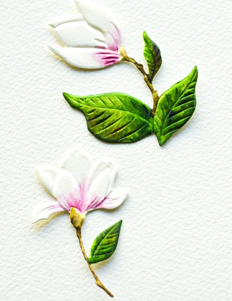 Memory Box 3D Prägeschablone & Stanzschablonen - Marvelous Magnolia