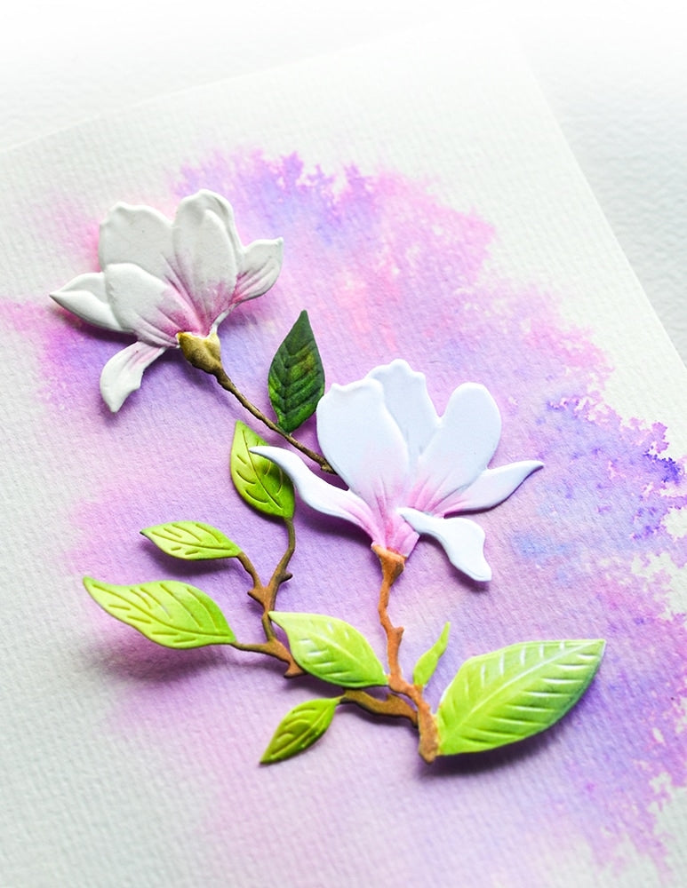 Memory Box 3D Prägeschablone & Stanzschablonen - Marvelous Magnolia