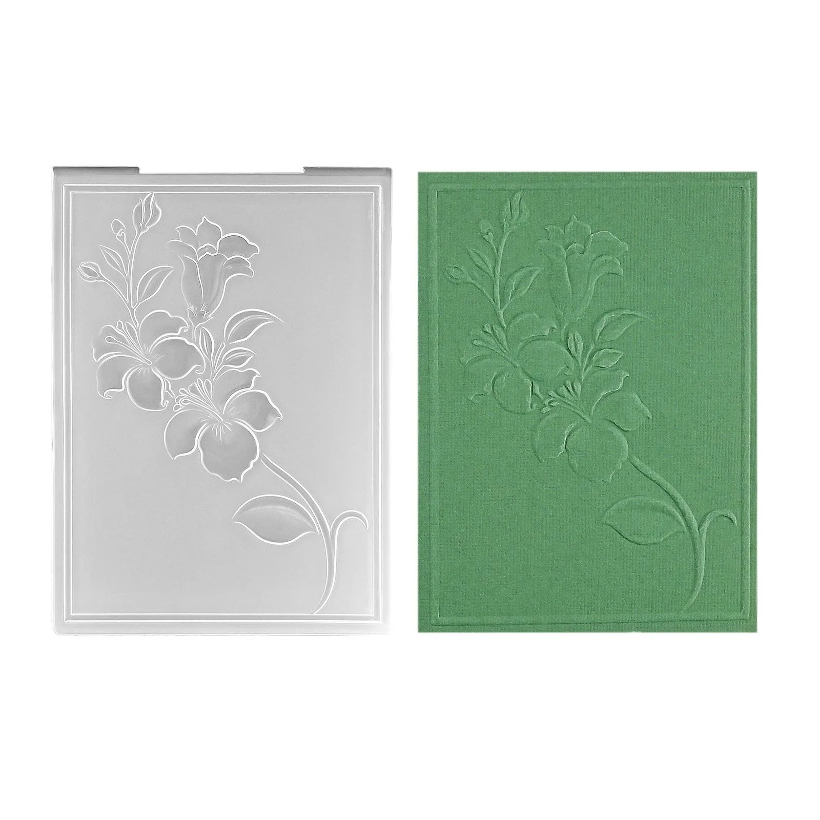 Nellie's Choice 3D Embossing Folder - Branch with Flowers