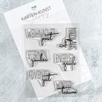 Karten-Kunst Clear Stamp Set - Capri "Weihnachtspost"