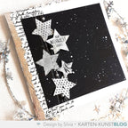 Karten-Kunst Clear Stamps KK-0273 - Gemusterte Sterne