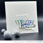 Karten-Kunst Hot Foil Plate kk-HF007 - Snowfall