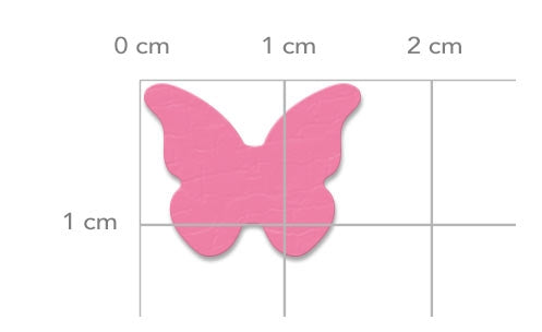 Karten-Kunst Stanzschablone kk-D156 - Micro Butterfly / Mini Schmetterling