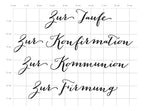 Karten-Kunst Clear Stamps KK-0074 - Große Worte Christlich: Taufe, Konfirmation, Kommunion & Firmung