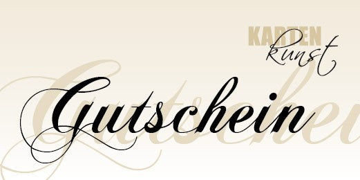 Karten-Kunst Gutschein