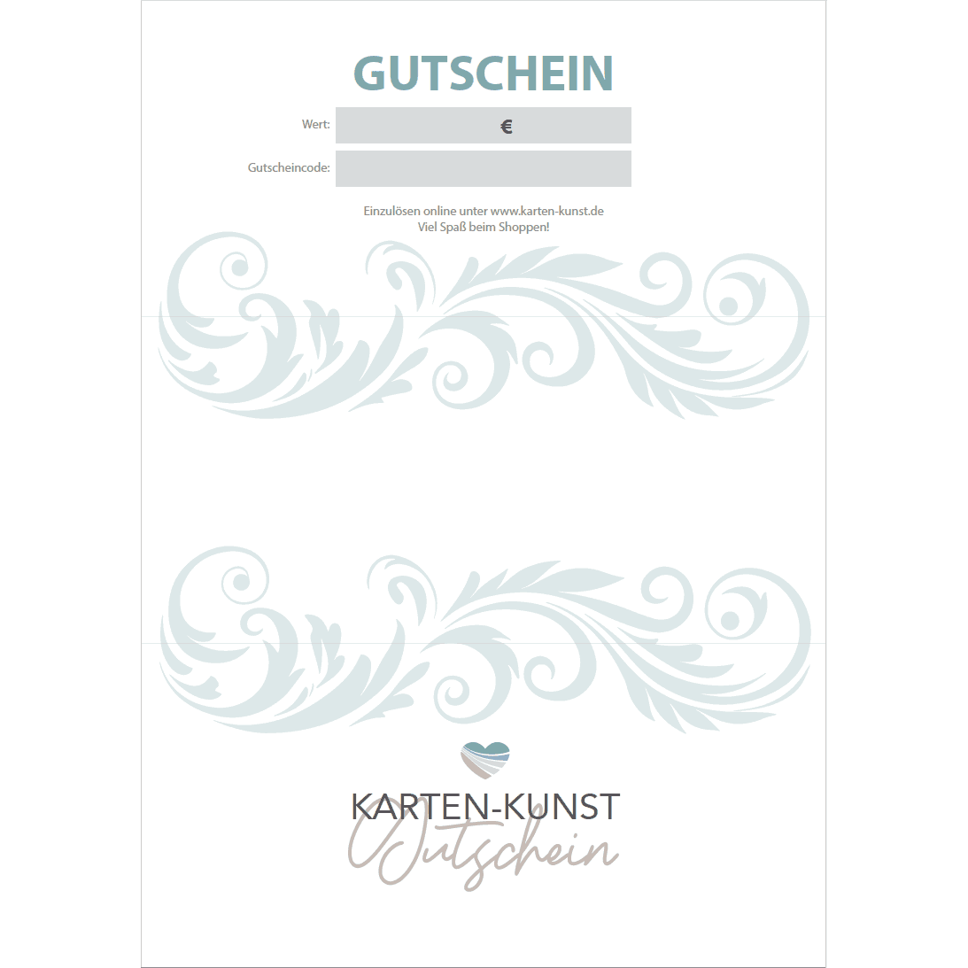 Gutscheinvorlage als PDF