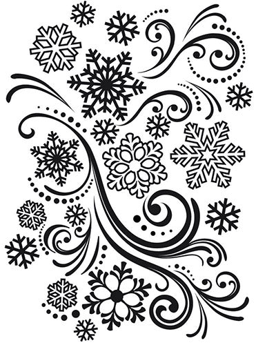 Vaessen Prägeschablone - Schneeflocke