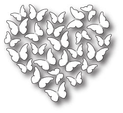 Memory Box Stanzschablone - Butterfly Heart