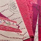 Craft Pack Naturpapier mit Glitter - Rosa