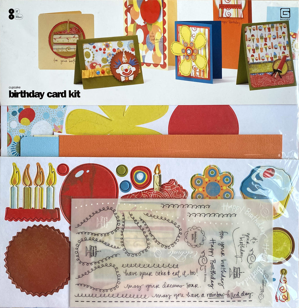 Basic Grey Birthday Card Kit