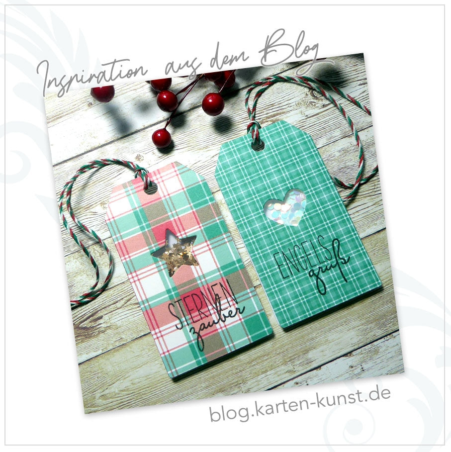 Silikonstempel Weihnachten Clear Stamps Motivstempel Deutsche Texte für Scrapbooking Karten-Kunst - Capri Weihnachtspost KK-0045