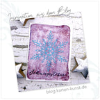 Karten-Kunst Stanzschablone Große Schneeflocke kk-D190 - Large Snowflake