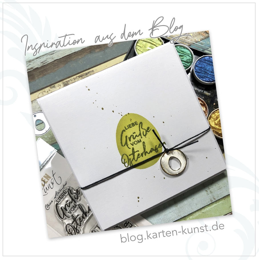 Karten-Kunst Clear Stamps KK-0211 - Spruch-Kombinationen Ostern