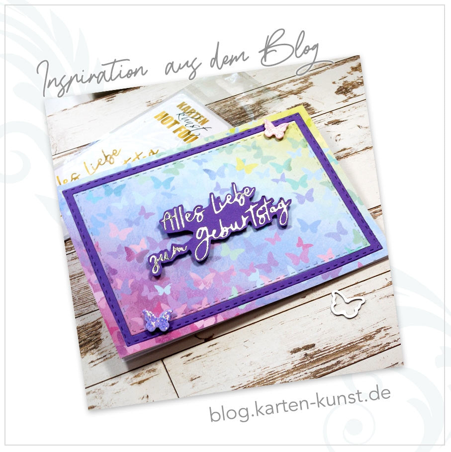 Karten-Kunst Stanzschablone kk-D156 - Micro Butterfly / Mini Schmetterling