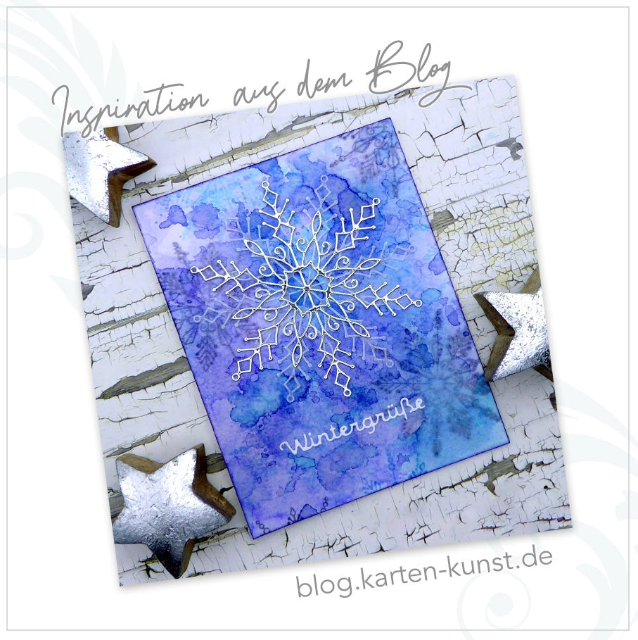 Karten-Kunst Stanzschablone Große Schneeflocke kk-D190 - Large Snowflake