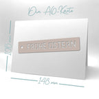 Karten-Kunst Stanzschablone kk-D108 - Stencil Tag Frohe Ostern Anhänger