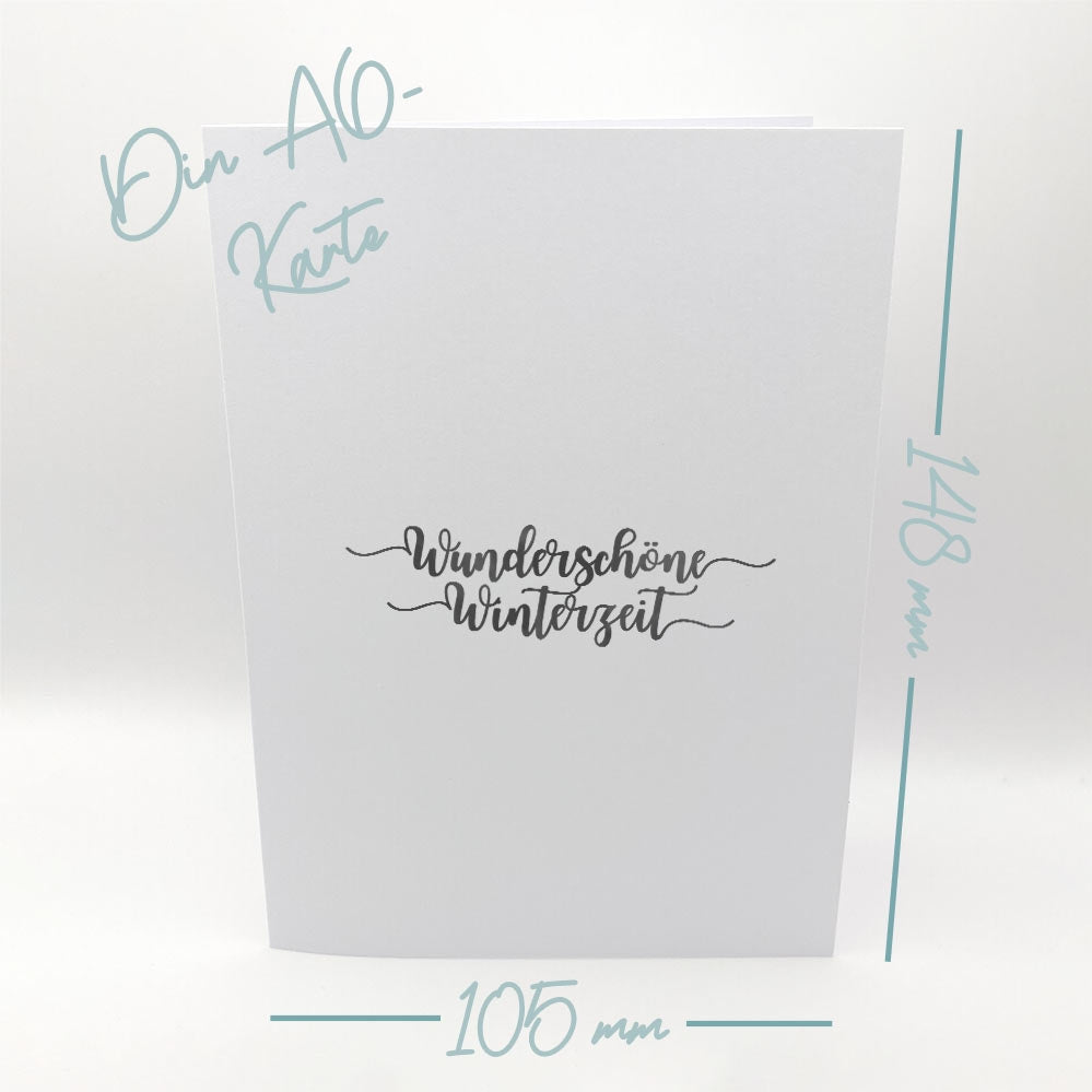 Silikonstempel Sprüche Weihnachten Kalligraphie Text Deutsch Kerzen Clear Stamps Scrapbooking Karten-Kunst Kalligraphie im Dezember KK-0115