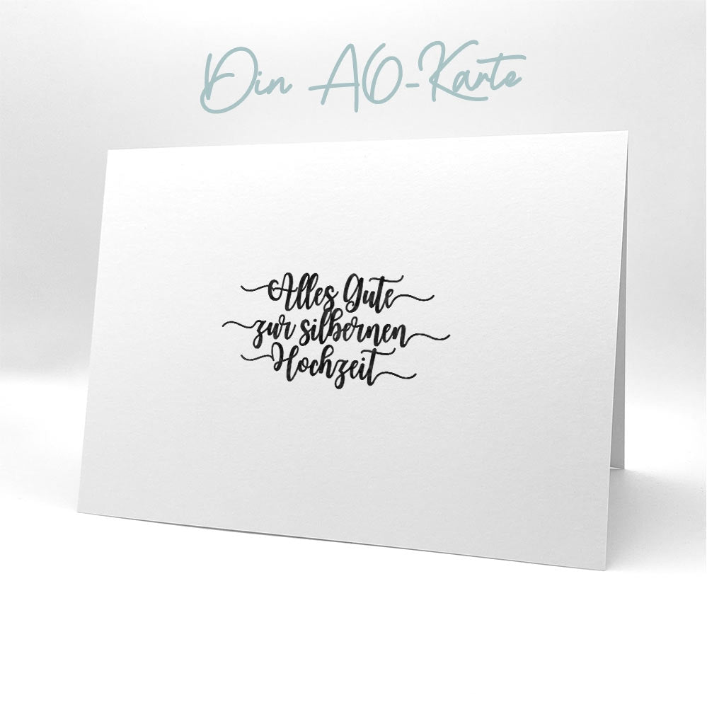 Stempelset Silberhochzeit & Goldhochzeit – KK-0119 Clear Stamps Karten-Kunst