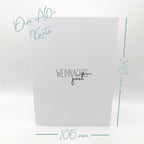 Silikonstempel Weihnachten Clear Stamps Motivstempel Deutsche Texte für Scrapbooking Karten-Kunst - Capri Weihnachtspost KK-0045