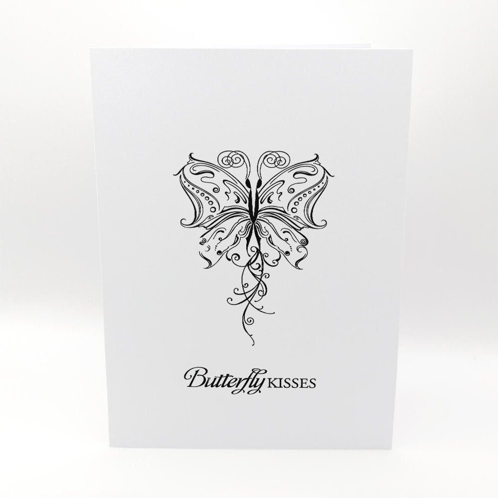 Karten-Kunst Clear Stamps KK-0080 - Schnörkel-Schmetterlinge