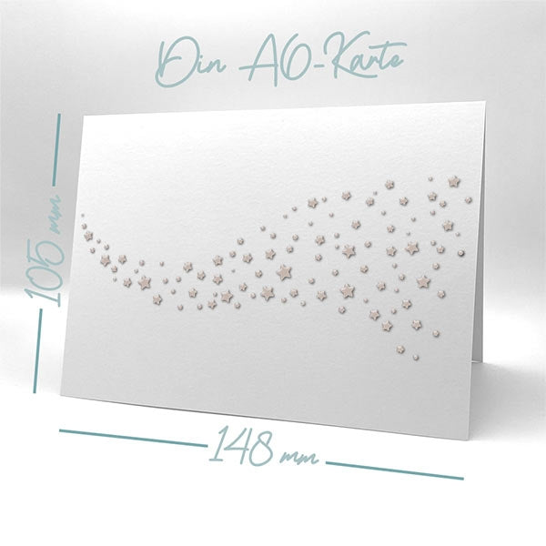 Karten-Kunst Stanzschablone kk-D216 - Sternenschweif