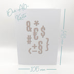 Karten-Kunst Stanzschablone kk-D217 - Joy Alphabet Add-On