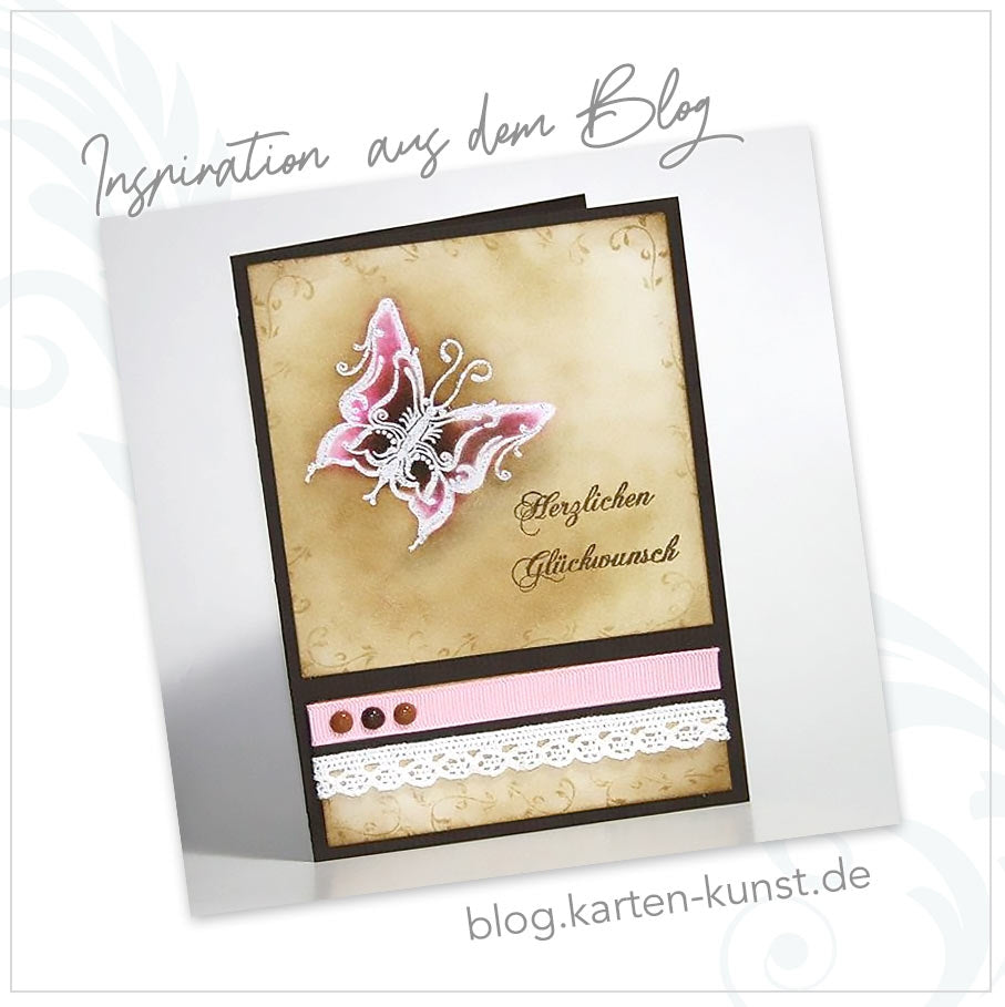Karten-Kunst Clear Stamps KK-0009 - Texte-Kombination Elegante Schreibschrift
