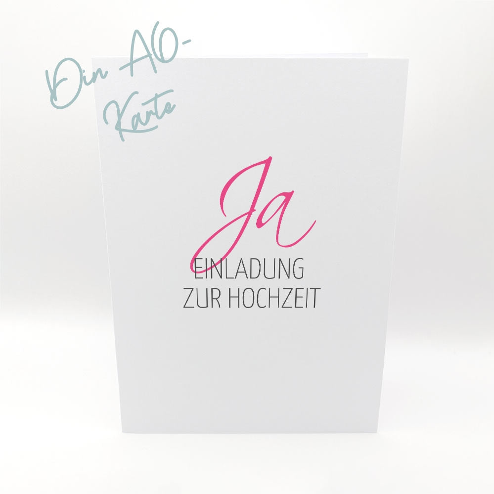 Beispiel zu Karten-Kunst Clear Stamps KK-0018 - Hochzeit 