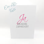 Beispiel zu Karten-Kunst Clear Stamps KK-0018 - Hochzeit 