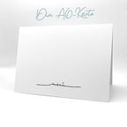 Karten-Kunst Clear Stamp Schriftzug "Menü"