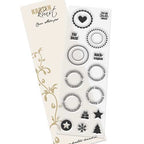 Karten-Kunst Clear Stamps KK-0023 - Runde Siegel