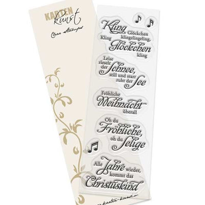 Karten-Kunst Clear Stamps KK-0026 - Weise Worte Weihnachtslieder