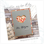 Karten-Kunst Clear Stamps KK-0027 - Große Worte: Überraschung, Von Herzen,  Nur für dich, Gutschein
