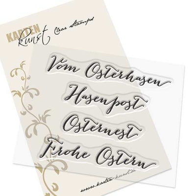 Karten-Kunst Clear Stamps KK-0032 - Große Worte vom Osterhasen