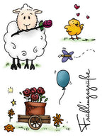 Karten-Kunst Clear Stamps KK-0061 - Viecher im Frühling