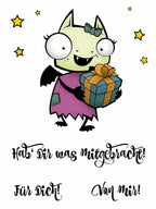 Karten-Kunst Clear Stamp Set - Daisy mit Geschenk