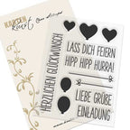 Karten-Kunst Clear Stamps KK-0099 - Luftballon-Grüße