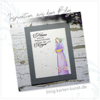 Karten-Kunst Clear Stamp Set - Sternen-Engel Inspiration
