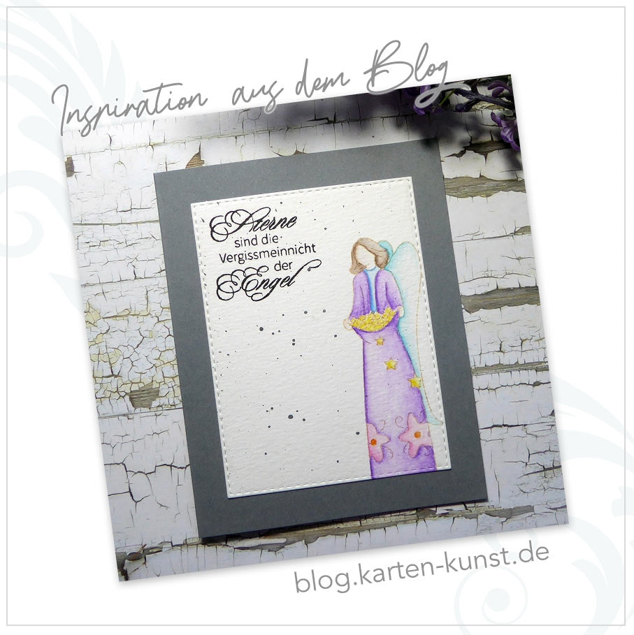 Karten-Kunst Clear Stamp Set - Sternen-Engel Inspiration