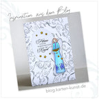 Karten-Kunst Clear Stamp Set - Sternen-Engel Inspiration