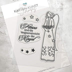 Karten-Kunst Clear Stamp Set - Sternen-Engel