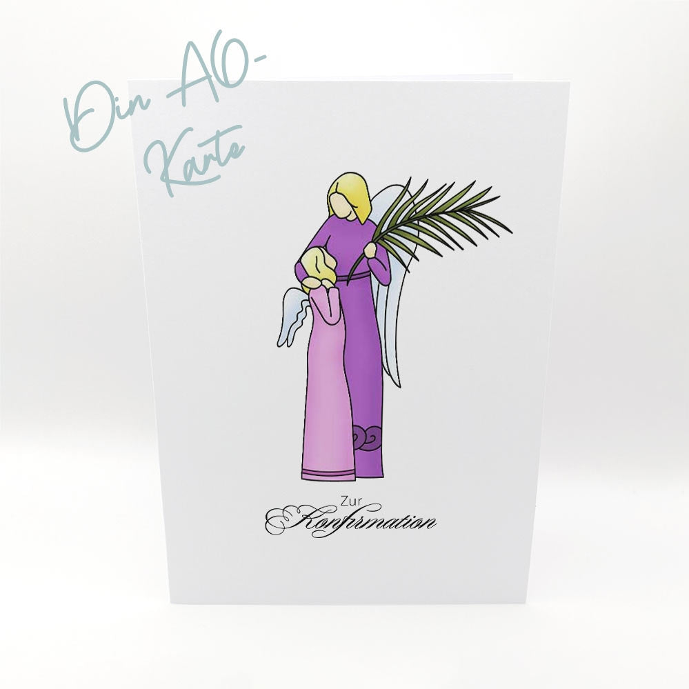 Karten-Kunst Clear Stamps KK-0105 - Engel zur Konfirmation und Kommunion 